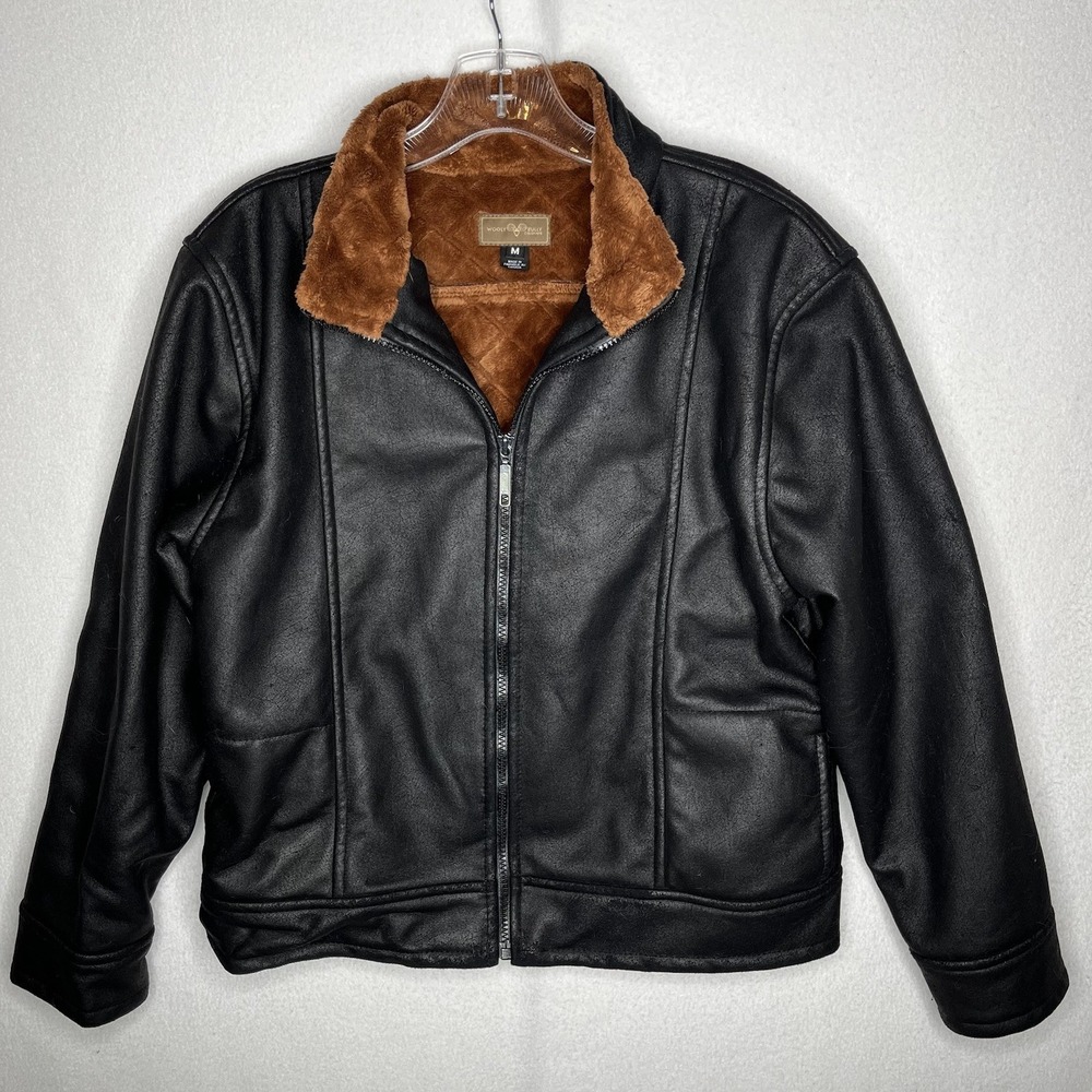 Wooly Bully Wear Women's M Coat‎ Jacket Bomber Black Warm Comfort Cozy